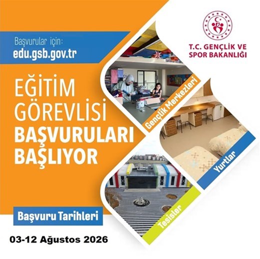 2026 Yılı Eğitim Görevlisi Başvuruları Başlıyor